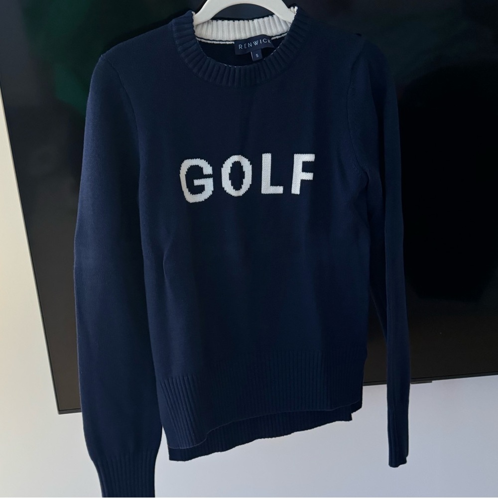 Renwick Navy Golf Sweater